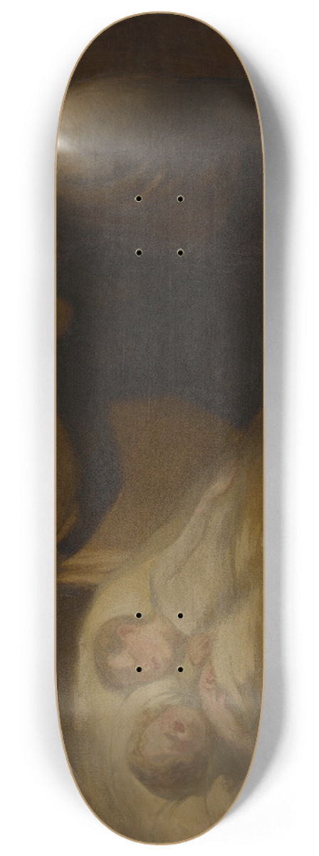 Thophile Alexandre Steinlen - Les Pauvres gens 8.25 inch art skate deck