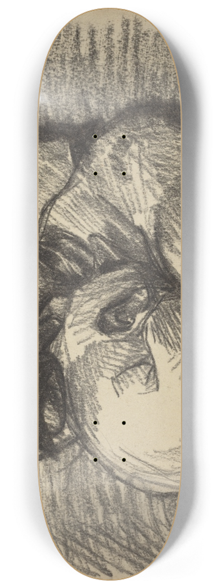 Thophile Alexandre Steinlen - The Cats  Tsching, Batzar and Blanc-Blanc 8.25 inch art skate deck