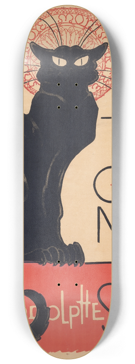 Thophile Alexandre Steinlen - Tourne du Chat Noir 8.25 inch art skate deck