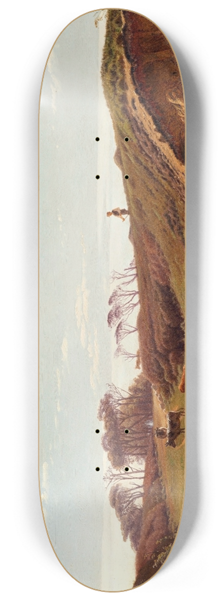 Thorvald Niss - A country lane in Northern Jutland 8.25 inch art skate deck