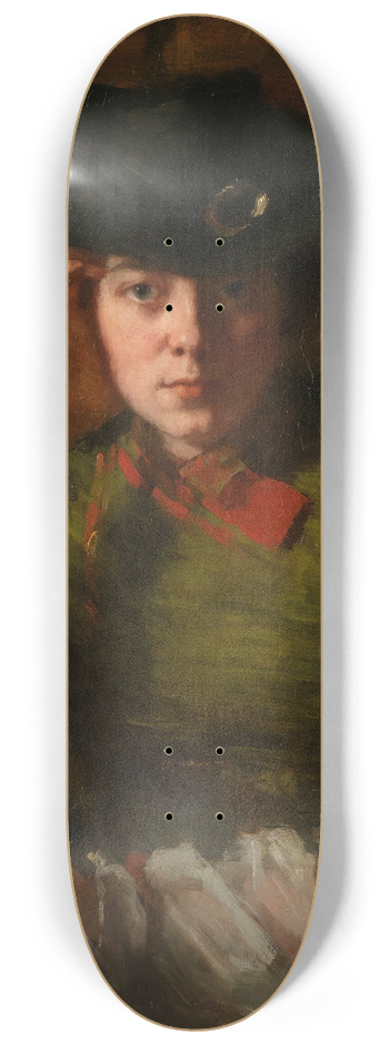 Thrse Schwartze - Portrait of Lizzy Ansingh 8.25 inch art skate deck