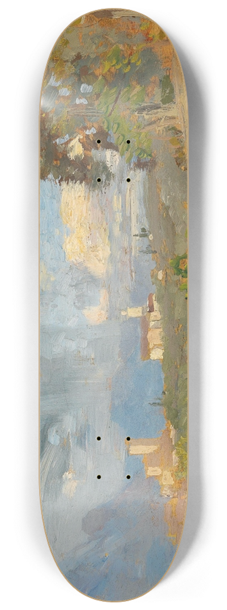 Tina Blau - Malcesine 8.25 inch art skate deck