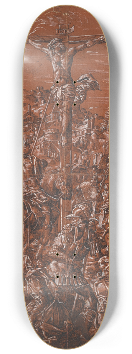 Tobias Stimmer - Golgatha 8.25 inch art skate deck