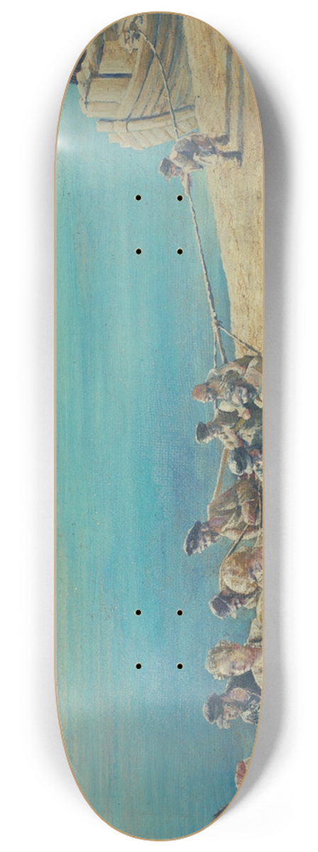 Tom Andrakovi - Burlaks On The Volga 8.25 inch art skate deck