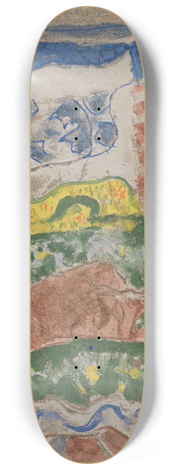 August Babberger - Landschaft 8.25 inch art skate deck