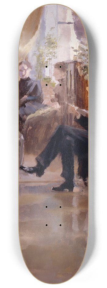 Torsten Wasastjerna - Interior from Rudolfina Wasastjernas home in Helsinki, Pohjoisranta 6 8.25 inch art skate deck