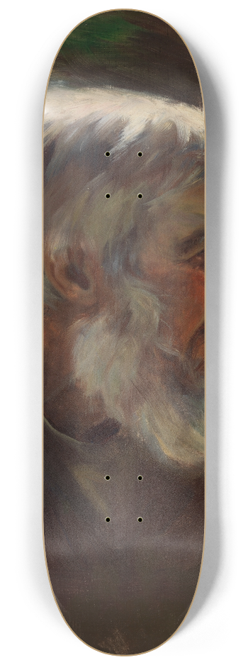 Torsten Wasastjerna - Old Man in Profile 8.25 inch art skate deck