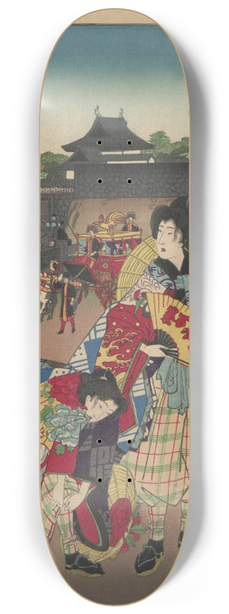 Toyohara Chikanobu - The Album of Nishikie Pl.23 8.25 inch art skate deck