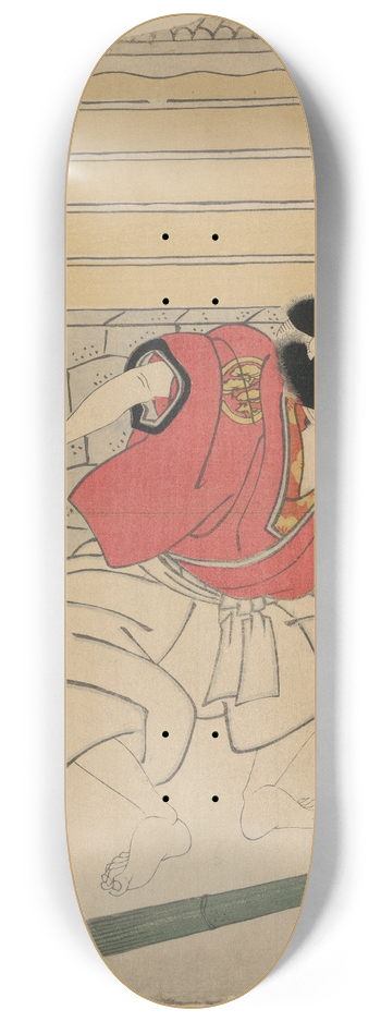 Toyokuni Utagawa - Seki sanjur no umemaru 8.25 inch art skate deck