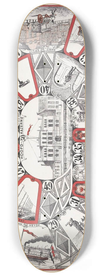 Tresling & Comp. - Nieuw vermakelijk brandweer-spel 8.25 inch art skate deck