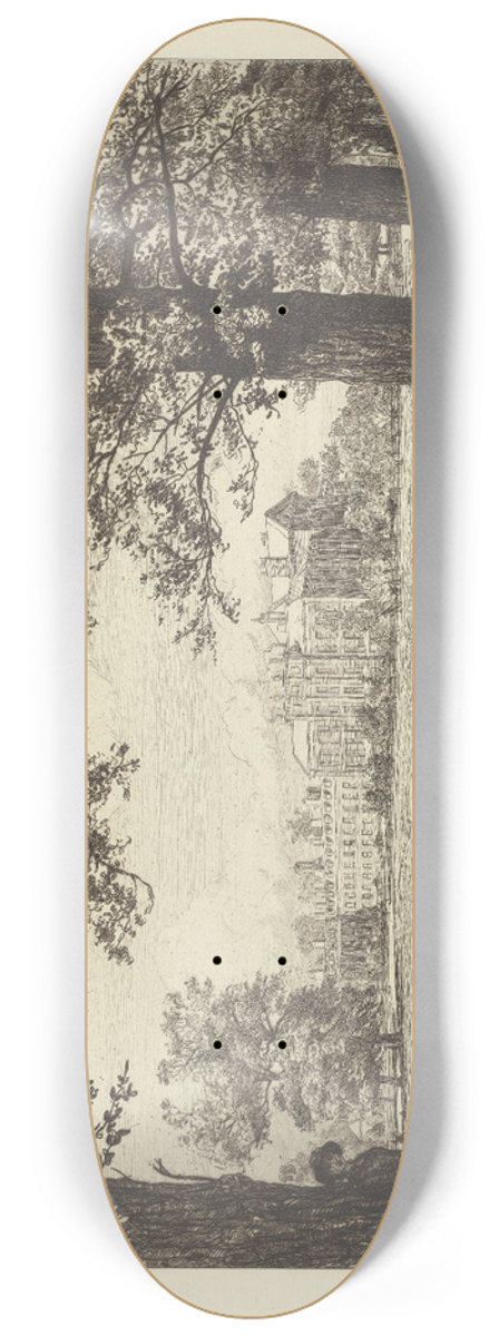 Tristram James Ellis - Kensington Gardens: The Palace 8.25 inch art skate deck