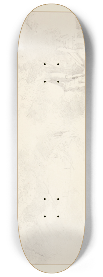 Truman Seymour - Trees 8.25 inch art skate deck
