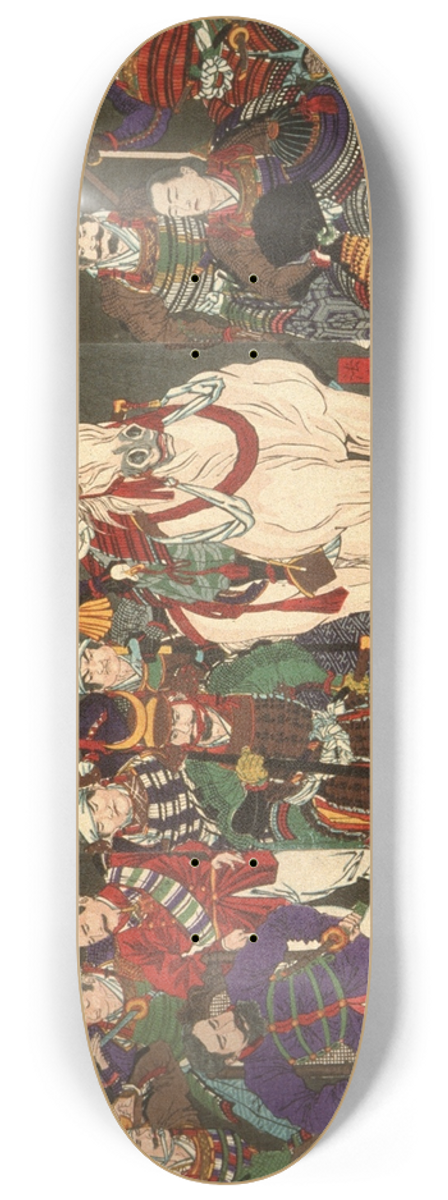 Tsukioka Yoshitoshi - Heroes of the Shimazu Clan 8.25 inch art skate deck