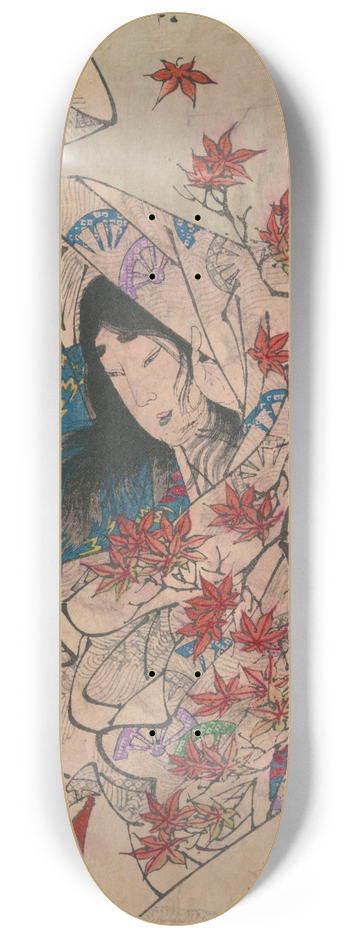 Tsukioka Yoshitoshi - Sumiyoshi no meigetsu 8.25 inch art skate deck