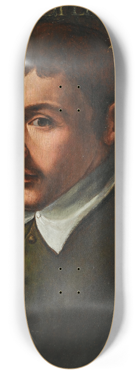 Tuscan School - Portrait Of A Young Man 8.25 inch art skate deck