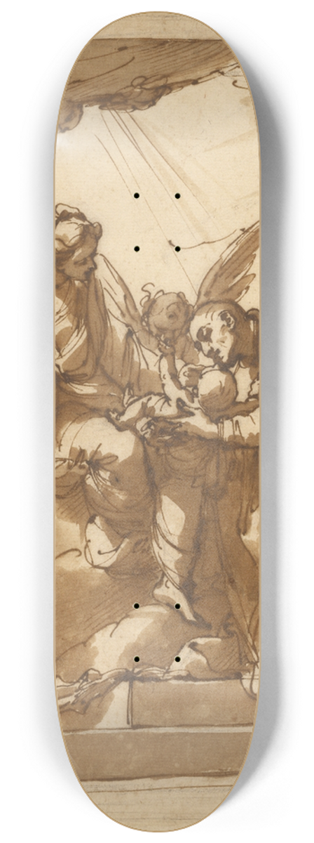 Ubaldo Gandolfi - Vision of Saint Gaetano Thiene 8.25 inch art skate deck