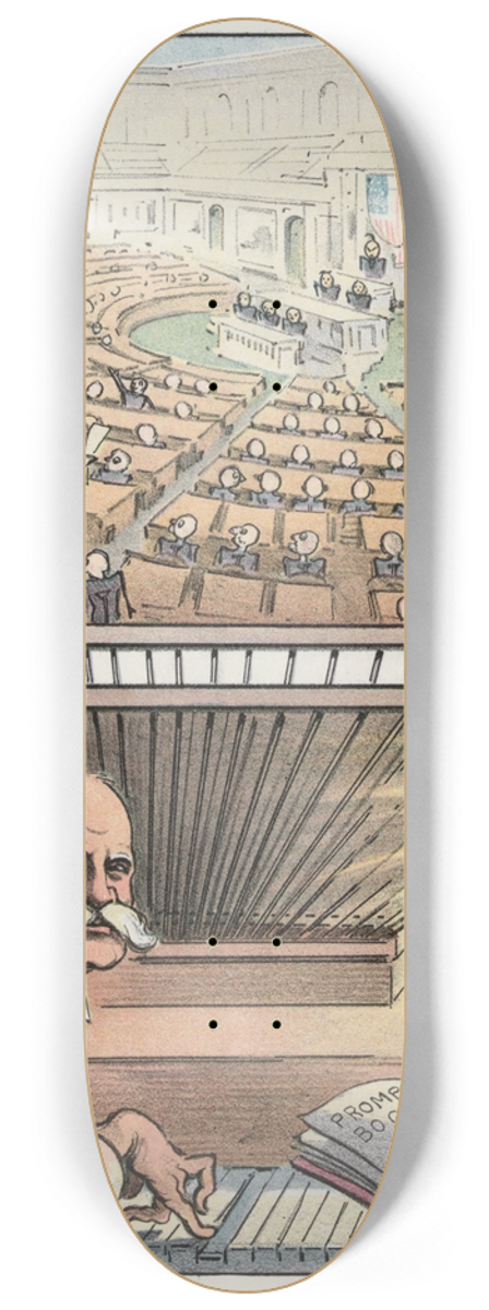 Udo Keppler - At the keyboard 8.25 inch art skate deck