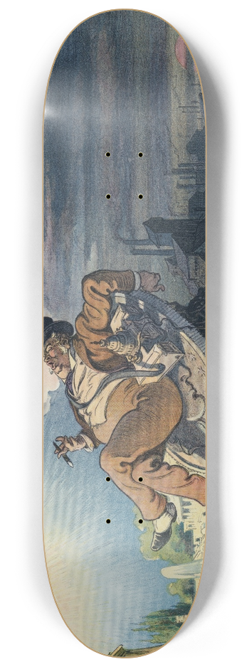 Udo Keppler - Lights and shadows 8.25 inch art skate deck