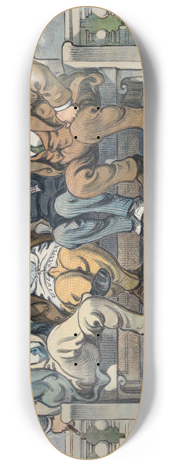 Udo Keppler - The laughter of the gods 8.25 inch art skate deck