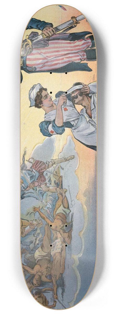 Udo Keppler - Then and now 8.25 inch art skate deck