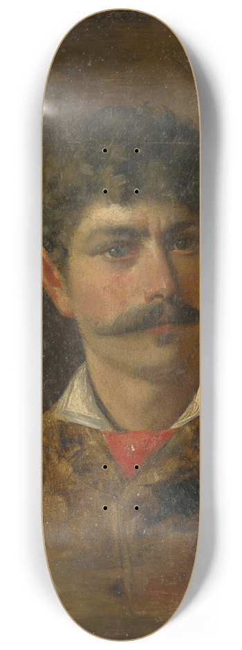 udovt Pitthordt - Man with Moustache 8.25 inch art skate deck