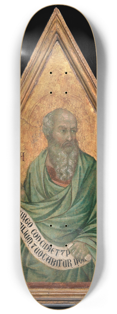 Ugolino di Nerio - The Prophet Isaiah 8.25 inch art skate deck