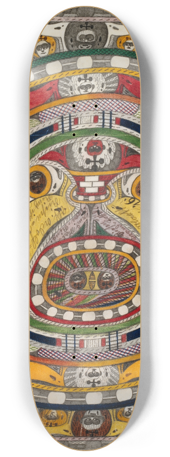 Adolf Wlfli - Der Napf 8.25 inch art skate deck