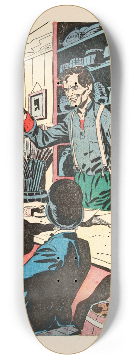 U.S. Information Agency - Clerk 8.25 inch art skate deck