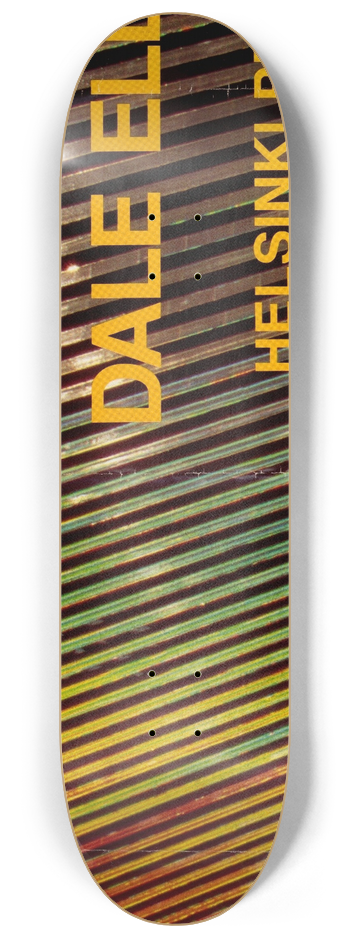 U.S. Information Agency - Dale Eldred: Helsinki Project 1982 8.25 inch art skate deck