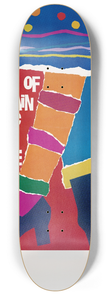 U.S. Information Agency - Festival of Mountain Music and Dance 2 8.25 inch art skate deck