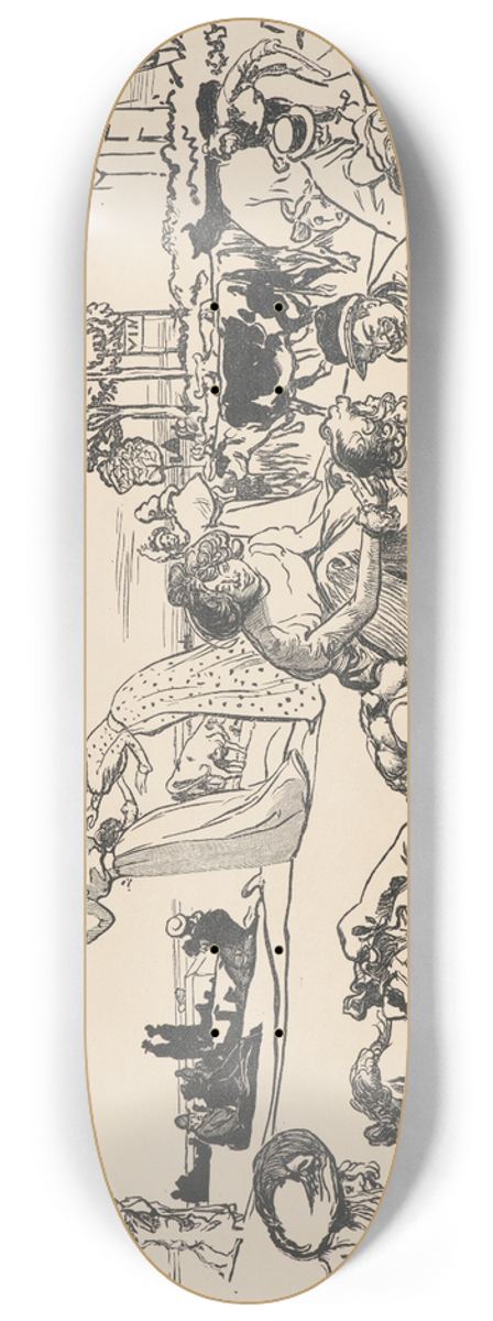 Auguste Louis Lepre - Bucolique Moderne 2 8.25 inch art skate deck