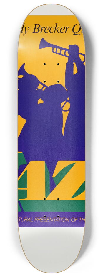 U.S. Information Agency - JAZZ. Randy Brecker Quintet 8.25 inch art skate deck