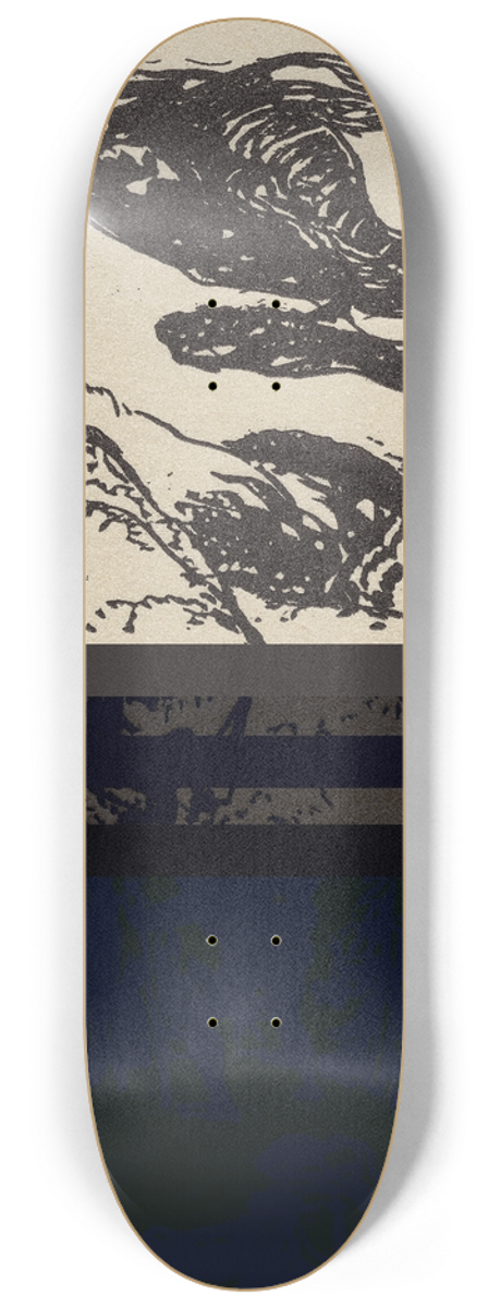 Auguste Louis Lepre - Dans les Vosges 8.25 inch art skate deck