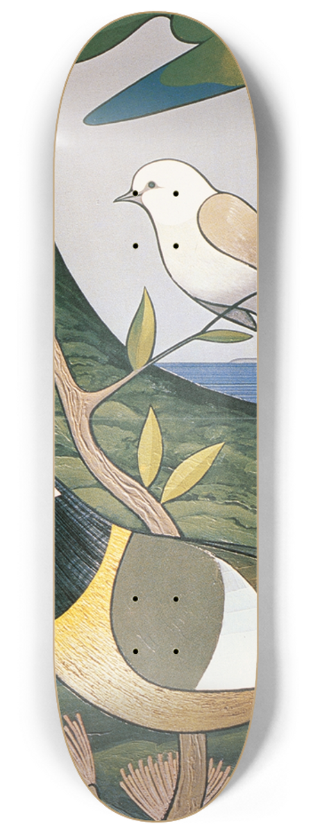 U.S. Information Agency - Save Us A Place To Live 8.25 inch art skate deck