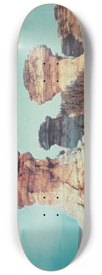 U.S. Information Agency - Scenically Yours, Rock formations, Oklahoma 8.25 inch art skate deck
