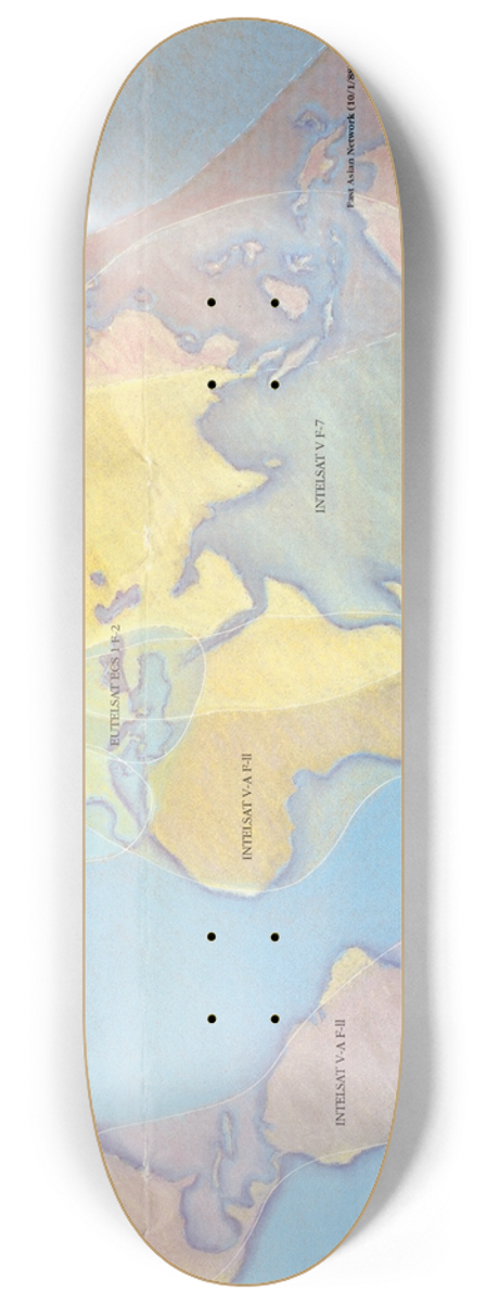 U.S. Information Agency - WORLDNET. International Broadcast schedule. 8.25 inch art skate deck