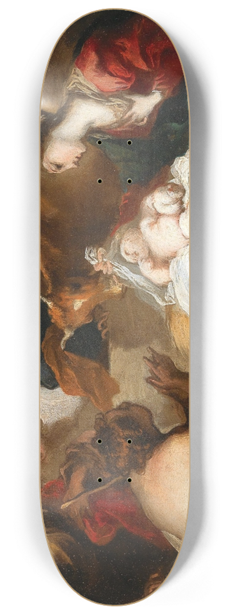 Valerio Castello - Adoration of the Shepherds 8.25 inch art skate deck