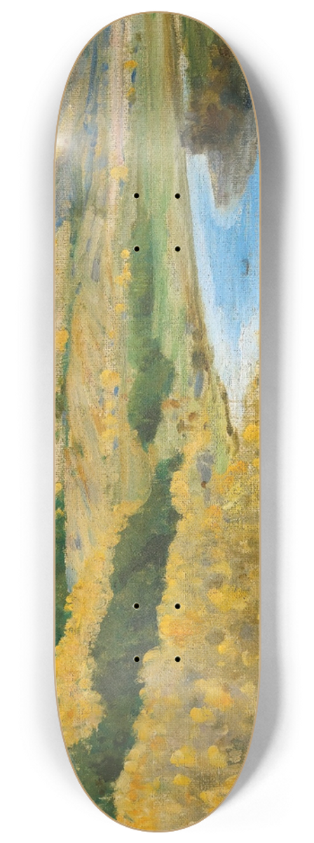Vasily Dmitrievich Polenov - The River Oka In Golden Autumn 8.25 inch art skate deck