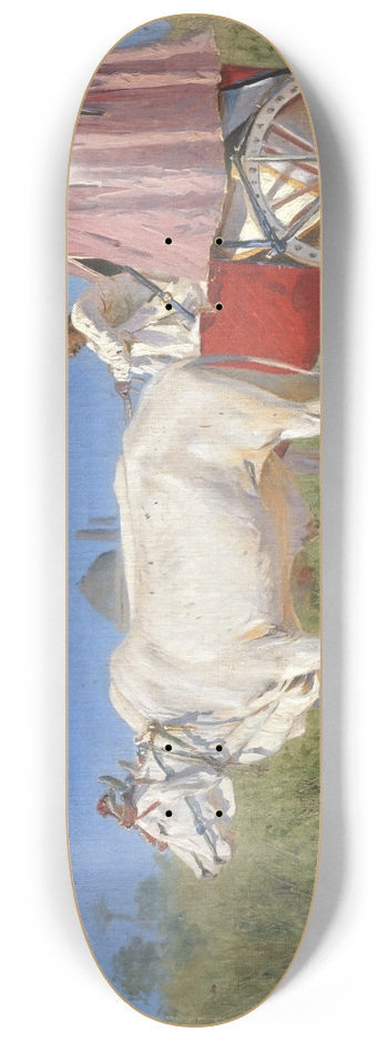 Vasily Vereshchagin - Carriage to Delhi 8.25 inch art skate deck