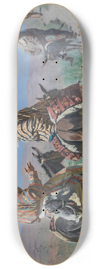Vasily Vereshchagin - Mullahs going to Bazaar 8.25 inch art skate deck