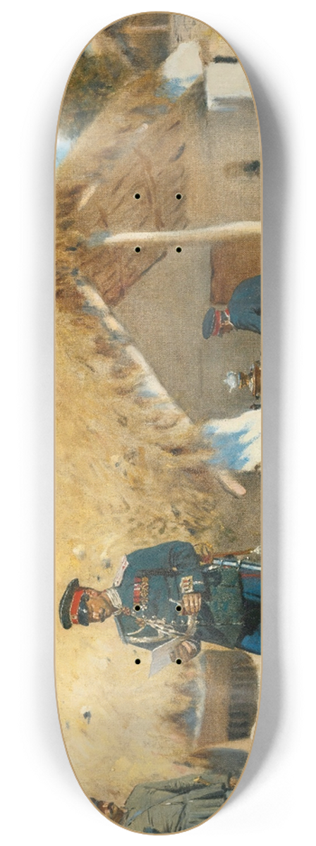 Vasily Vereshchagin - The Adjutant 8.25 inch art skate deck