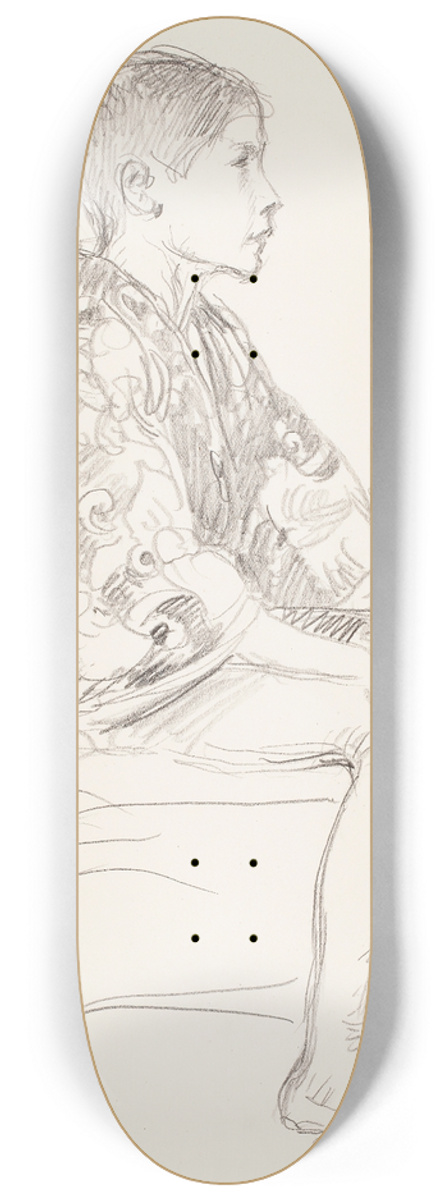 Venny Soldan-Brofeldt - Istuva Tora, sivukuva japanilaisesta pojasta 8.25 inch art skate deck