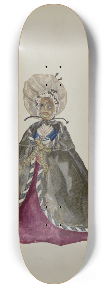 Verna Tallman - Doll 8.25 inch art skate deck