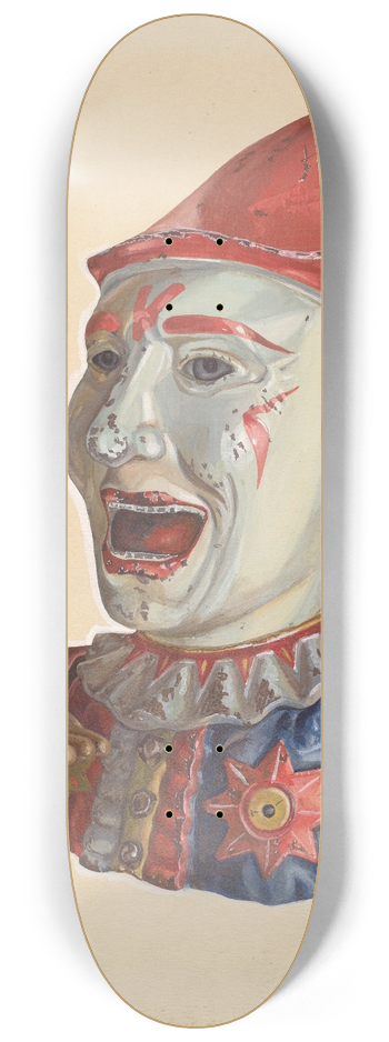 Verna Tallman - Toy Bank  Humpty Dumpty 8.25 inch art skate deck