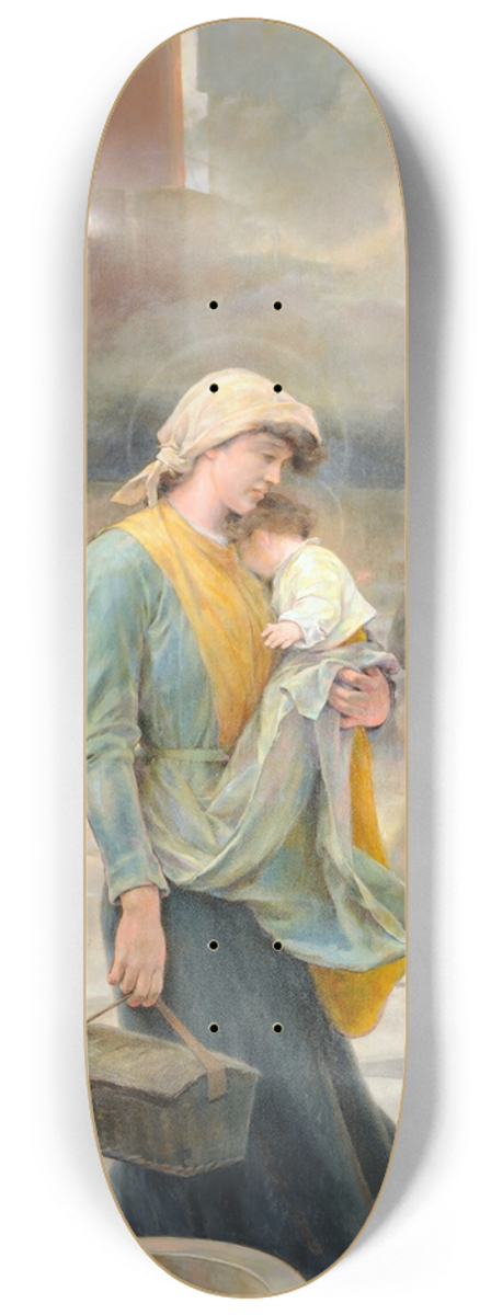 Vicente Cutanda Toraya - Ensueo o Virgen Obrera 8.25 inch art skate deck