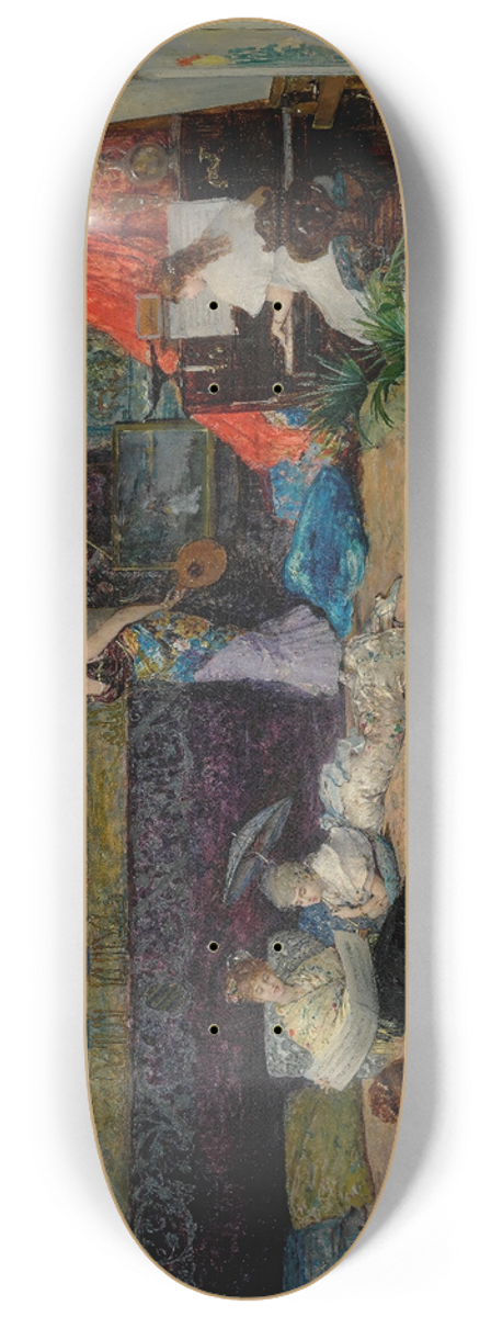 Vicente Palmaroli y Gonzlez - In The Studio 8.25 inch art skate deck