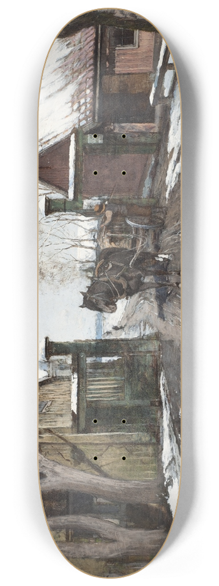 Victor Forssell - At the City Toll Gate 8.25 inch art skate deck