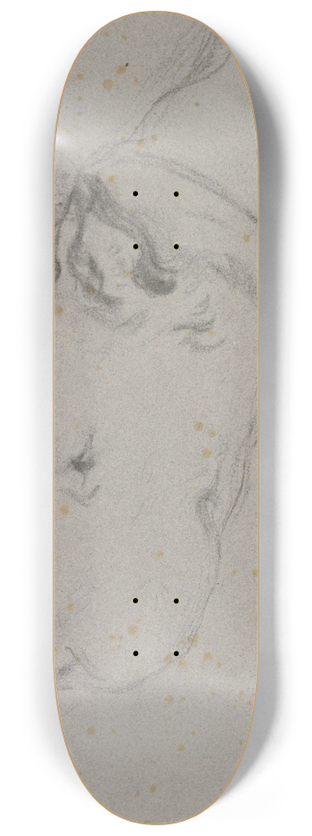 Victor Mller - Kopf eines Hundes nach links 8.25 inch art skate deck