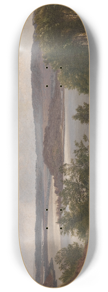 Vilhelm Kyhn - The Lakes at Laven near Silkeborg 8.25 inch art skate deck