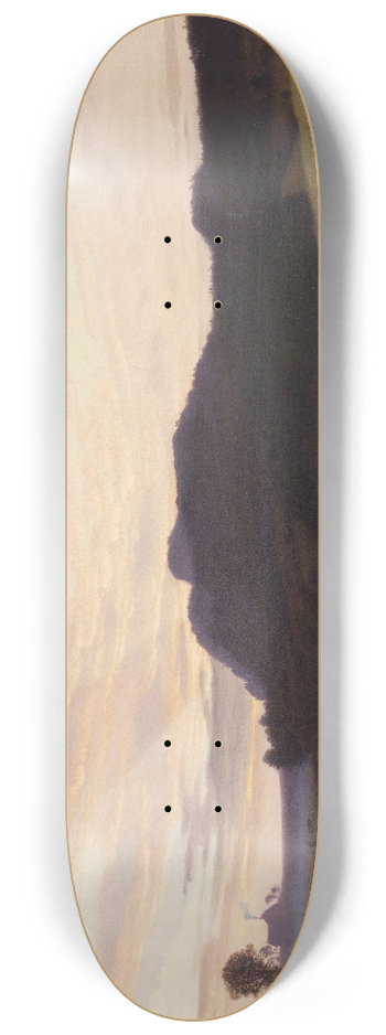 Vilhelm Kyhn - Young Couple In The Blooming Clover Field 8.25 inch art skate deck